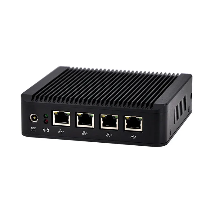 

Mini PC 4 lan routers celeron J1900 quad core 2.0Ghz Barebone Industrial computer pfsense firewall