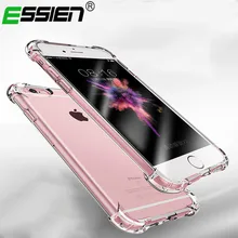 

Luxury Anti-knock Transparent Cases For iPhone X 6 6s 7 8 Plus 10 5 5S SE Silicone Phone Cover bag For iPhone 7 8 X 10 Case Capa
