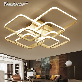 

Modern Simple Square 36w 72w 108w living room bedroom LED Ceiling Lights Lighting Fixture Surface Mount Remote Control