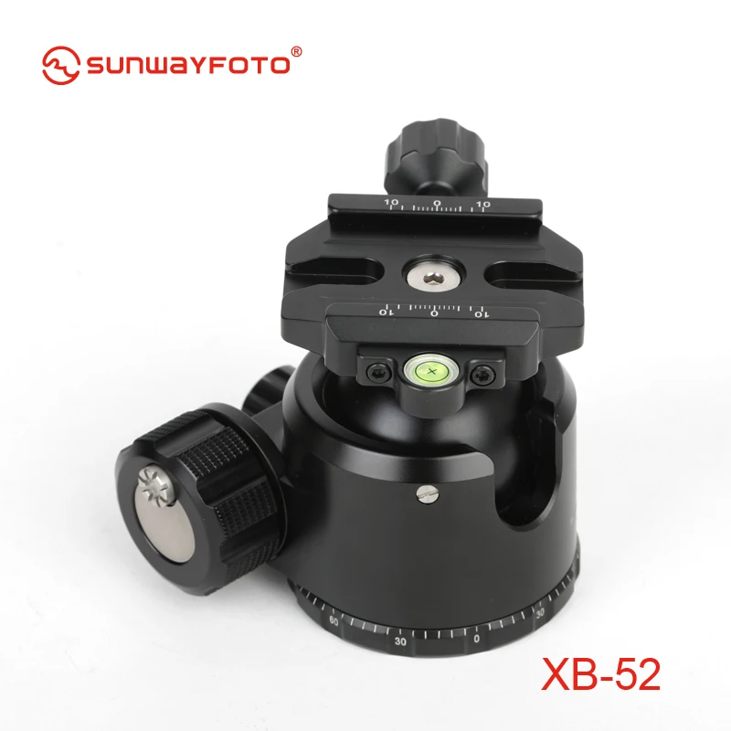 US $239.00 SUNWAYFOTO XB52 LowProfile Tripod Head For DSLR Camera Tripode Ballhead Professional Monopod Panoramic Tripod Ball Head