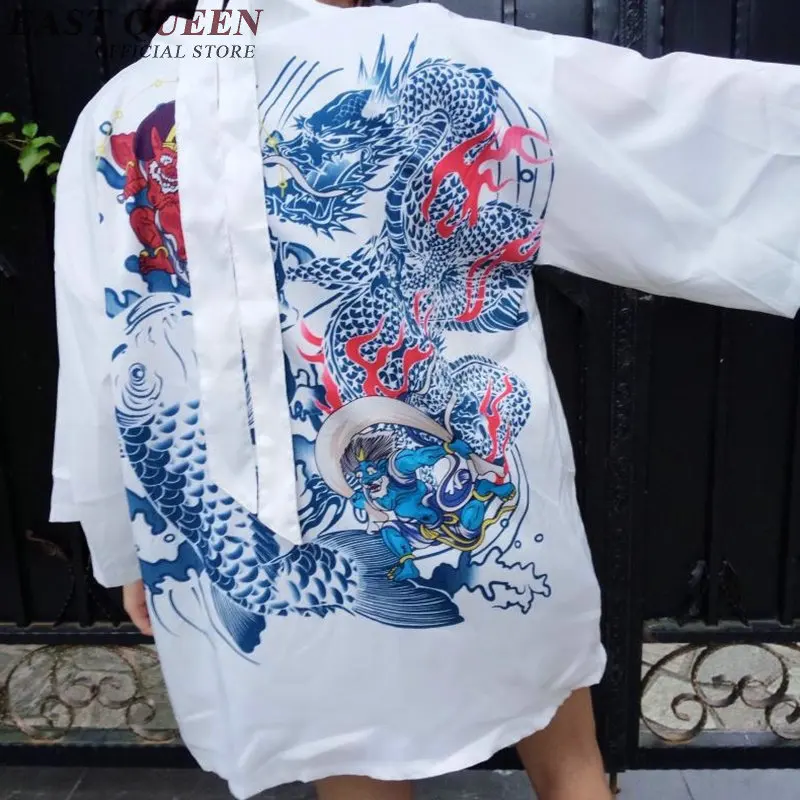 Vintage floral kimono cardigan traditional japanese kimono style dress casual loose summer cardigan free size AA2385 YQ