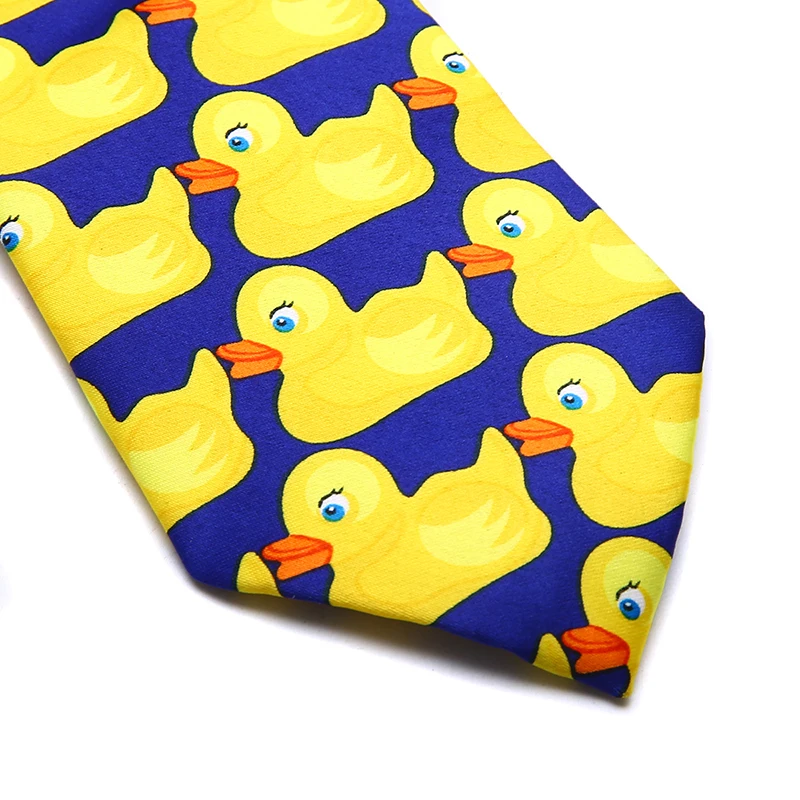 1 шт. мужской резиновый галстук утка|duck tie|ducky tiefashion ties |