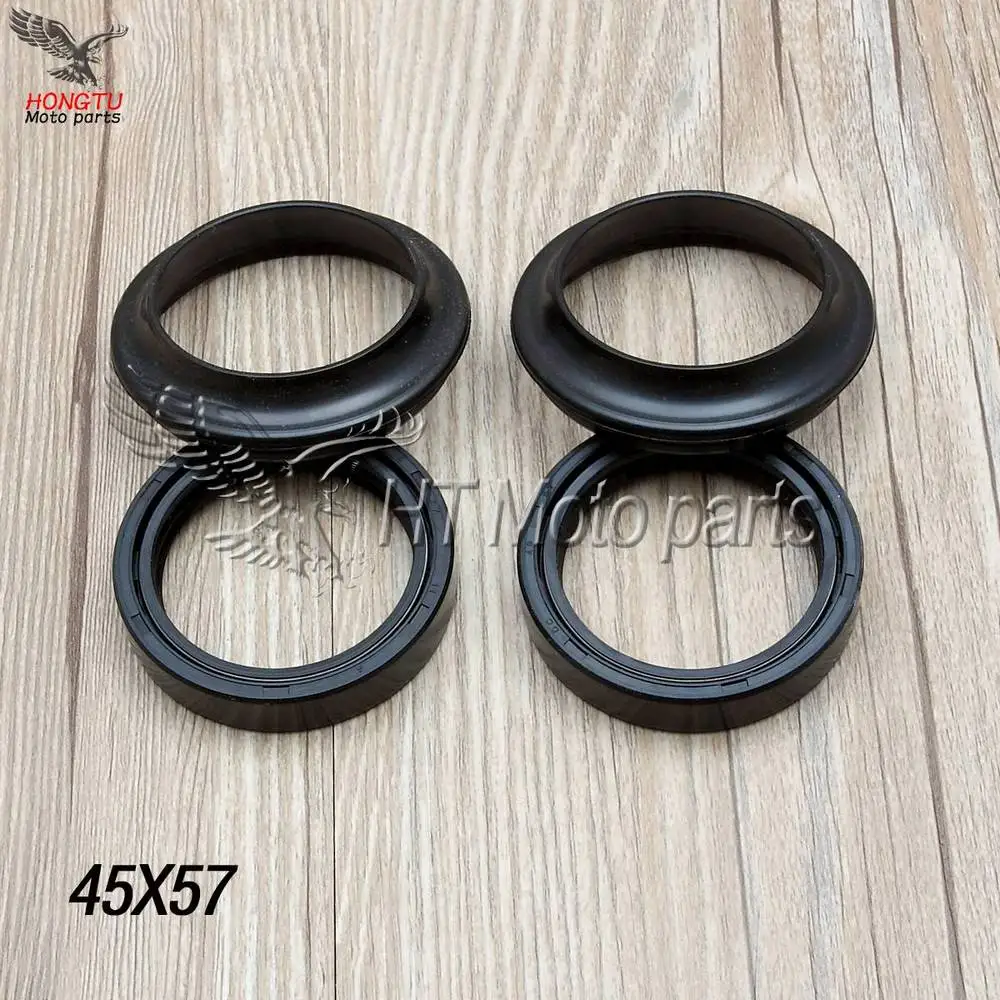 

45x57 /11 Motorcycle Front Fork Damper oil seal dust cover For Honda VTX1800 ST1300 GL1800 CBR600 CBR919 CRM250 CB1300 45*57