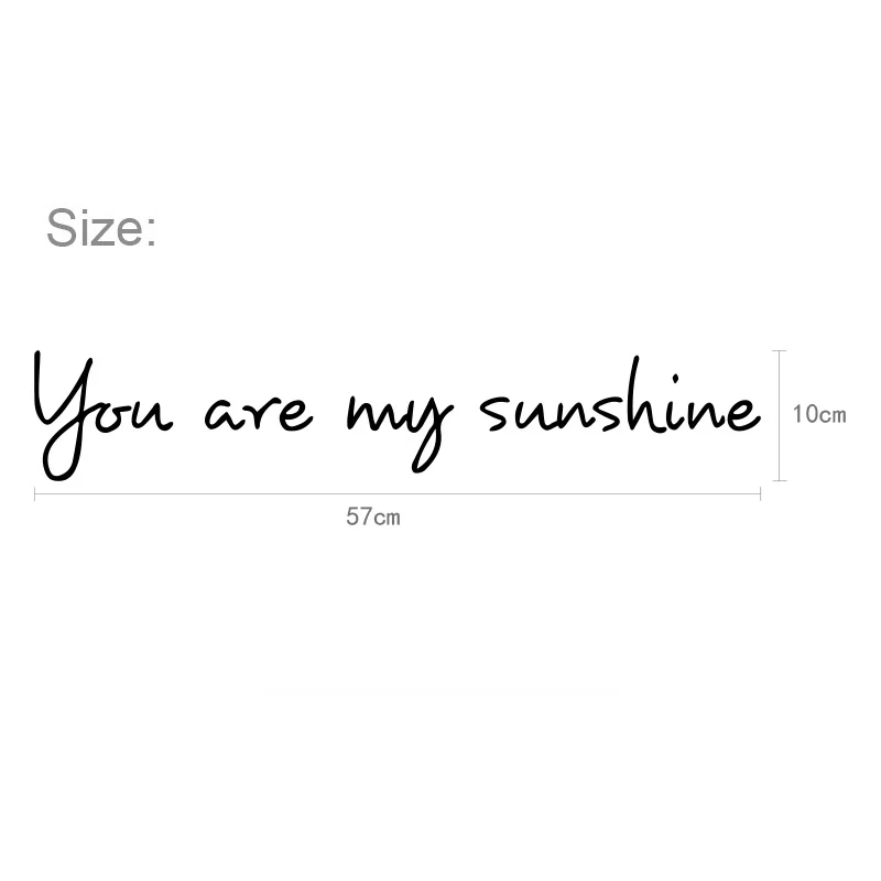 You are my sunshine стикер на стену украшение дома искусство Декоративные Настенные обои комната Наклейка на стену s спальня декорации Декор для дома