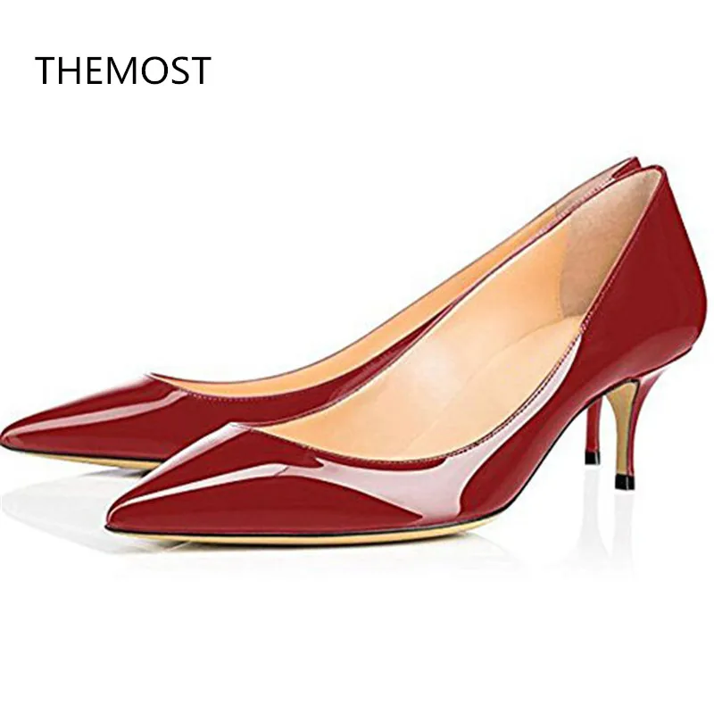 

THEMOST High documentary shoes 10 colors to choose from Pointy shoes Latest products in 2018 PU leather fabric