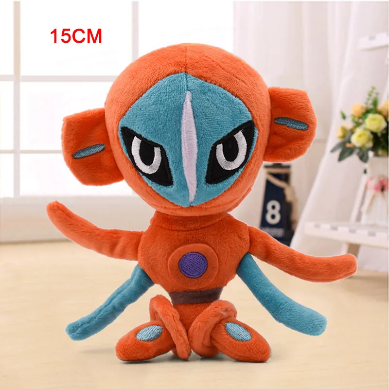 14-45cm New Arrival Cute Charizard Pikachu Aipom Lucario Tyranitar Furret Soft Plush Dolls Toys for Children Christmas Gift - Цвет: Deoxys 2