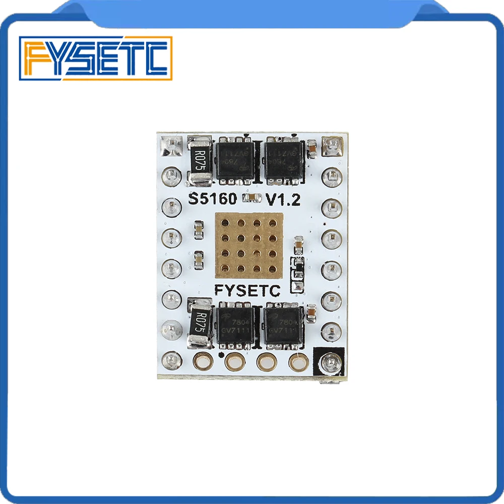 Запчасти для 3D принтера TMC5160 V1.2 SPI Драйвер шагового двигателя S5160 фотомагнитный