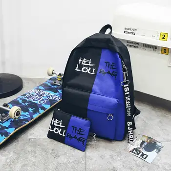 

Backpacks Schoolbags 2019 Hot Fashion Women Large-capacity Campus Personality Pencil Case Bag Travel Backpack Mochila Bookbag