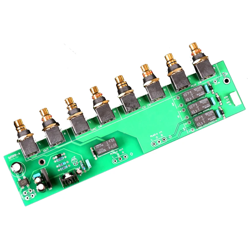3 inputs 1 output audio Source switching with OMRON relay AC9-15v 3 inputs 1 output audio Source switching with OMRON relay AC9-15v