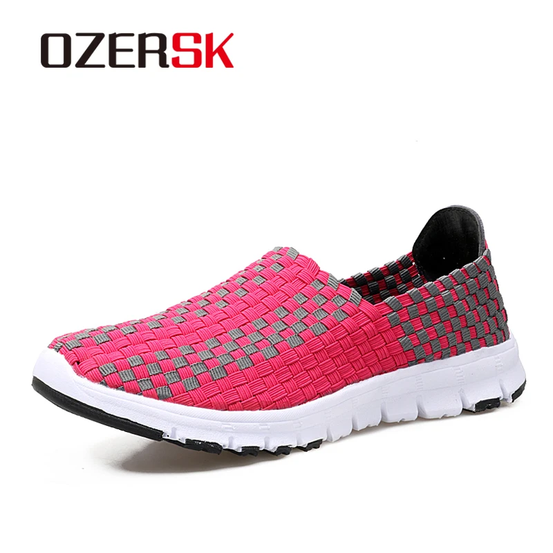 

OZERSK Women Shoes Flat Brand Plain Toe Lace up Ladies Shoes Flats Woman Moccasins Female Footwear Fashion Casual Shoes Woman