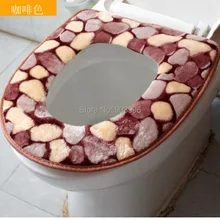 Оптом! теплый плюшевый O-Toilet Pad/мягкие удобные антибактериальные коврик-туалет для щенков крышка сиденья унитаза липкий коврик
