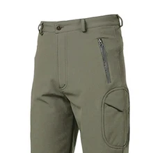 Мужские уличные штаны скрытень Акула кожа мягкая оболочка Камуфляж Водонепроницаемые мужские s брюки армейский зеленый