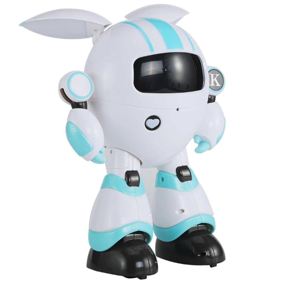 Smart Walking Programming Robot RC Electronic Dancing Singing Robot Educational Toy for Children Birthday Gift - Blue/Orange