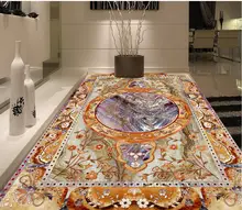 3D wallpaper floor for living room marble Waterproof floor mural painting Custom Photo self-adhesive 3D floor