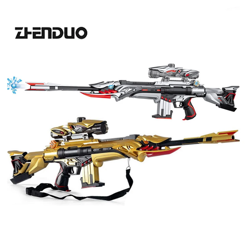 ZhenDuo игрушка Lehui 317 гель мяч blaster Электрический взрыв M4 темно-тормоз звезды детский игрушечный пистолет Открытый CS-пулемет