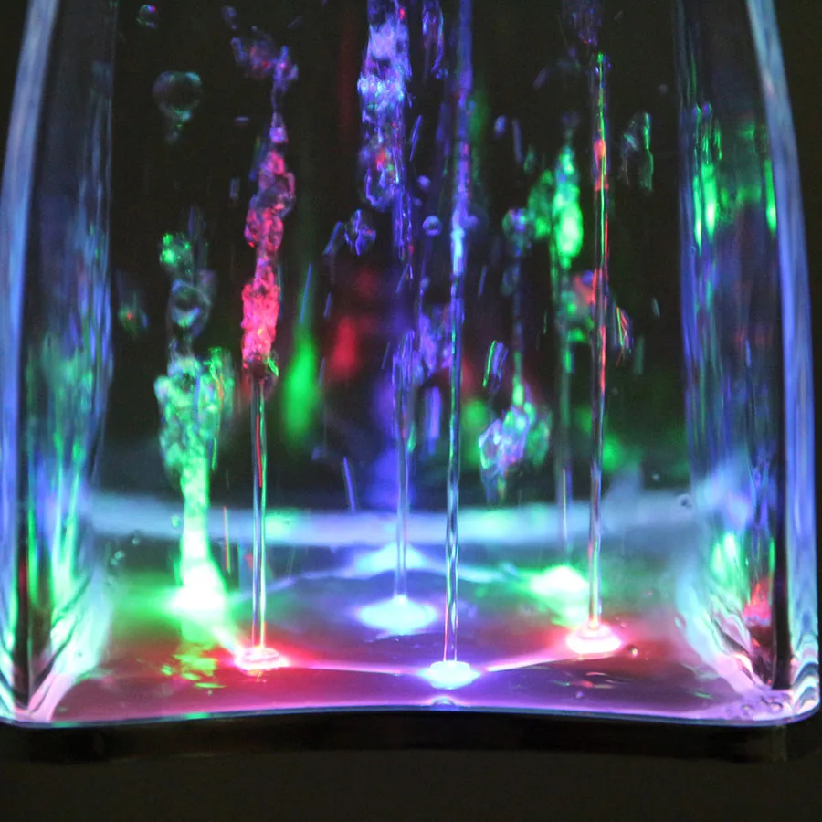 

Bluetooth speaker LED Multicolor Fountain lights wireless speaker AUX 3.5mm remote SD TF Card For IOS Android Subwoofer