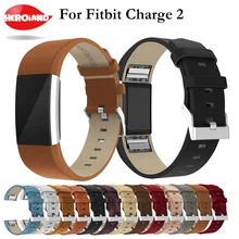 Замена для FitBit Charge 2 полосы Кожа Ремни Группа Сменные Смарт-часы для фитнеса группа с нержавеющей для Charge2