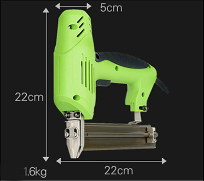 Электрический степлер пистолет 2 в 1 обрамление снасти электрические гвозди штапельного пистолета 220 В электрические электроинструменты u-образный прямой гвоздь пистолет