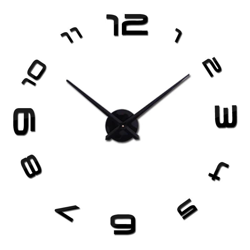  Special Offer Sale New Acrylic Mirror Clock Watch Wall Stickers Clocks Pared Horloge Large Decorative Quartz Living Room|clock fabric|clock