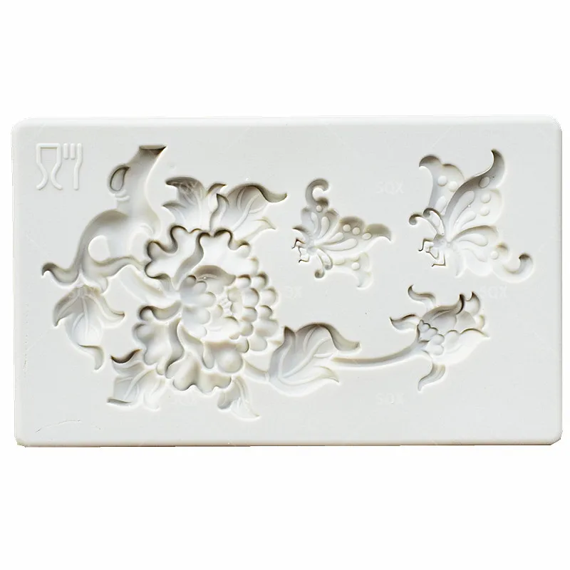 

Classical Collection Lace Fondant Cake Baking Molds,Moule Silicone,Cake Decorating Tools Pastry Tools MR20