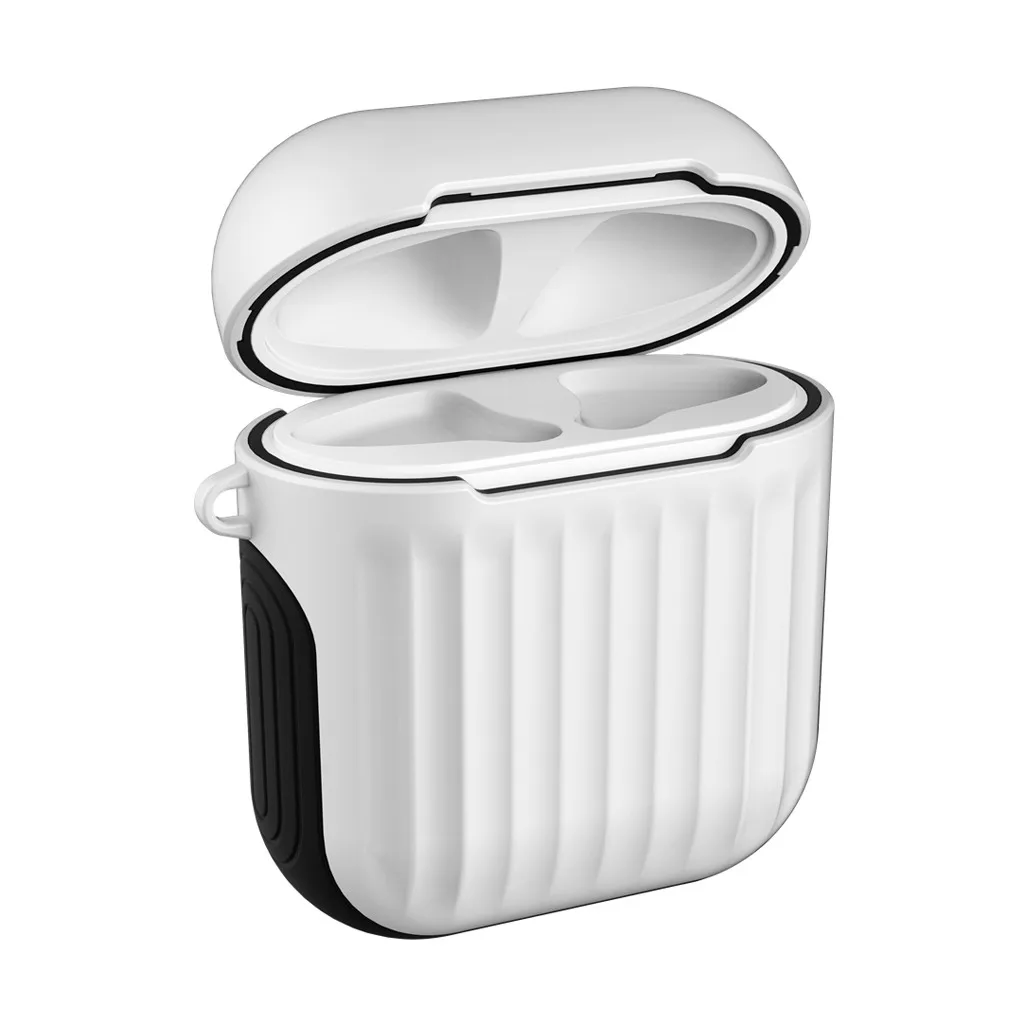Earphone Case For Apple AirPods Charging Case AirPod Cover Holder Accessories Glossy Protector Only Cases NO Earphone +