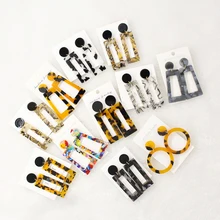 Европейская и американская поп Взрывная уксусная кислотная тарелка глаза и уши кулон акриловый леопардовый узор ушные украшения для ногтей