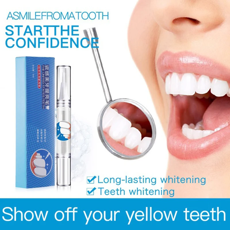 Y&W&F 1pc Teeth Whitening Gel Pen PH neutral Safe to use Quick Remove