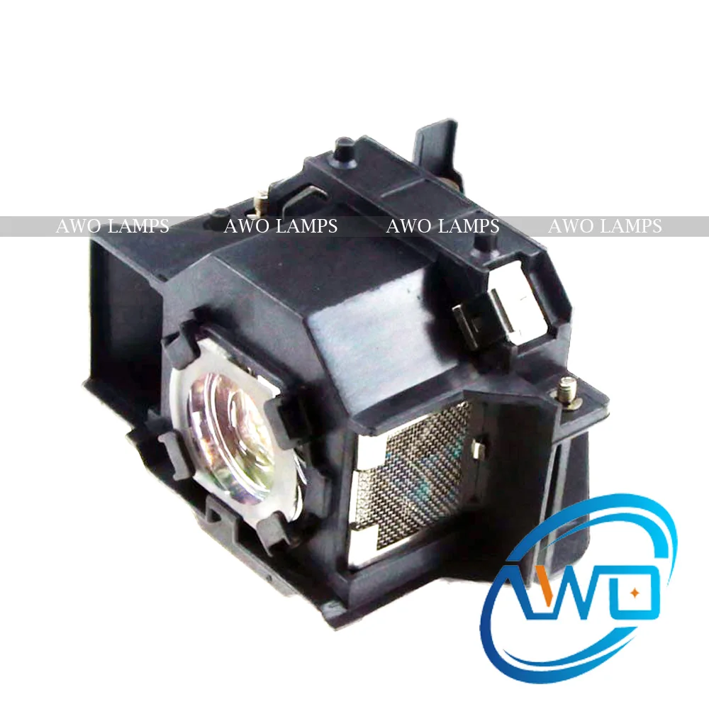 AWO Cheap Compatible Projector Lamp V13H010L43 for Epson MovieMate 72/ EMP-TWD10/W5D ELPLP43 Module | Электроника