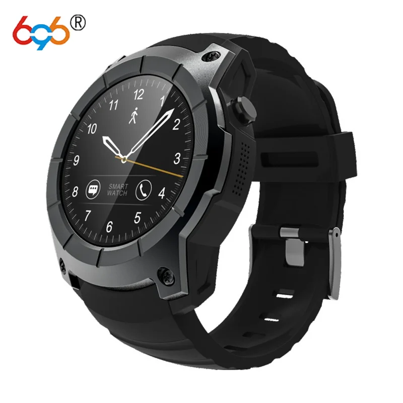 

696 GPS Smart Watch S958 Pedometer Fitness Tracker Heart Rate Monitor Smartwatch Sports Waterproof Watch Support SIM TF Card