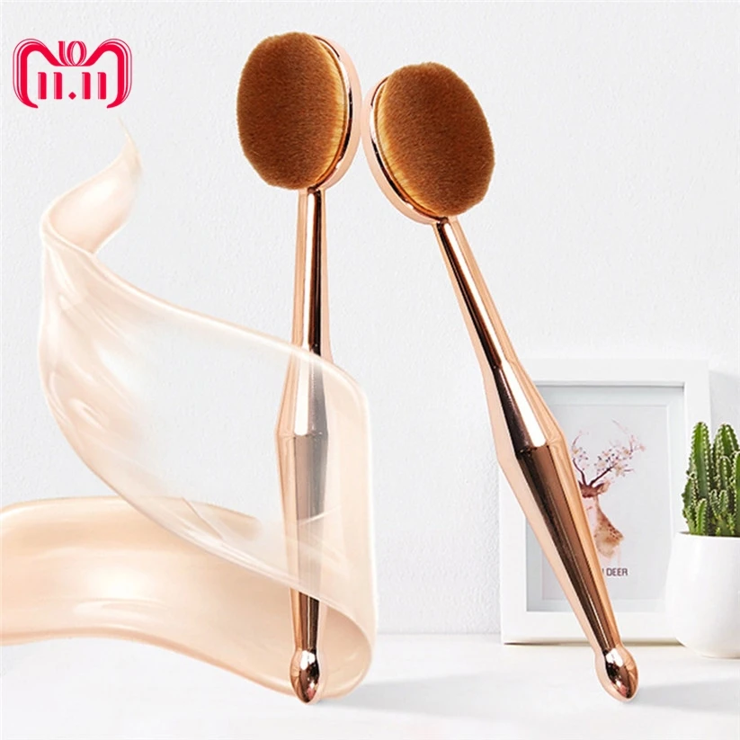 

MAANGE Makeup Brush 1 PCS Toothbrush The New Mermaid Makeup Brush Foundation Oval Brushes One Set td0804 dropship