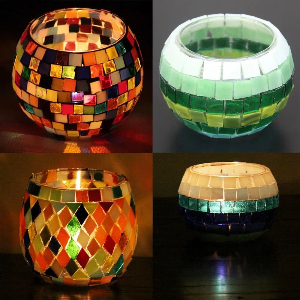 

100g/lot Mixed Color Square Clear Glass Mosaic Tiles For DIY Transparent Crafts Mosaic Making Children Puzzle Art Craft 10*10mm
