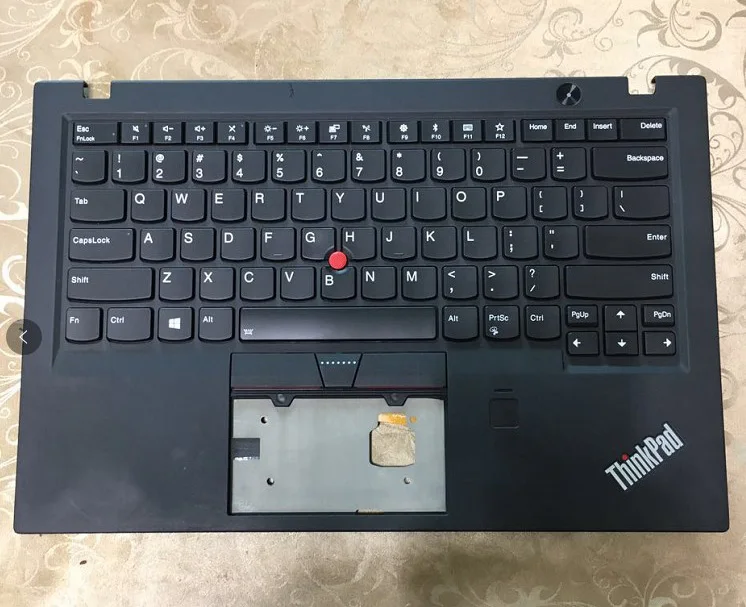 Для lenovo ThinkPad X1 углерода 5th Упор для рук клавиатура ободок верхний регистр крышка с подсветкой