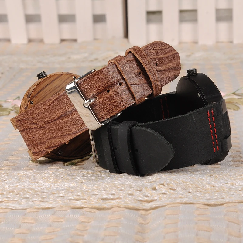 BOBO BIRD LP30 Men Wood Orologi Quartz Women Watch Timepieces Brand Reloj para hombre Drop Shipping