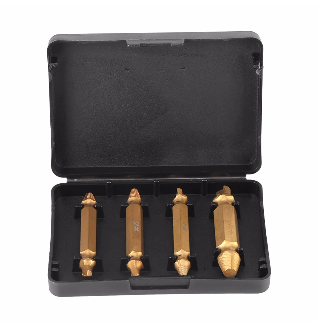 Buy Titanium 4pcs Broken Bolt Damage Screw Remover