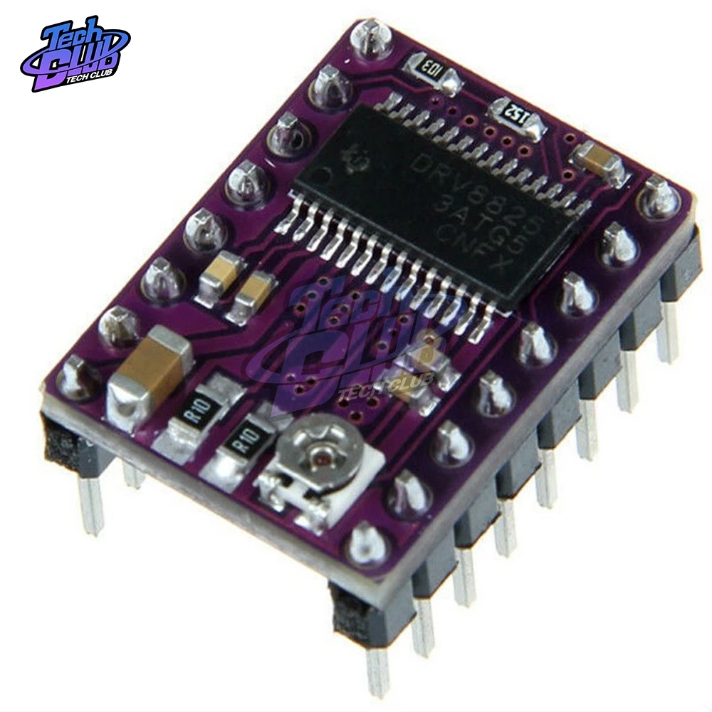 Запчасти для 3D принтера StepStick DRV8825 Драйвер шагового двигателя с теплоотводом Reprap 4