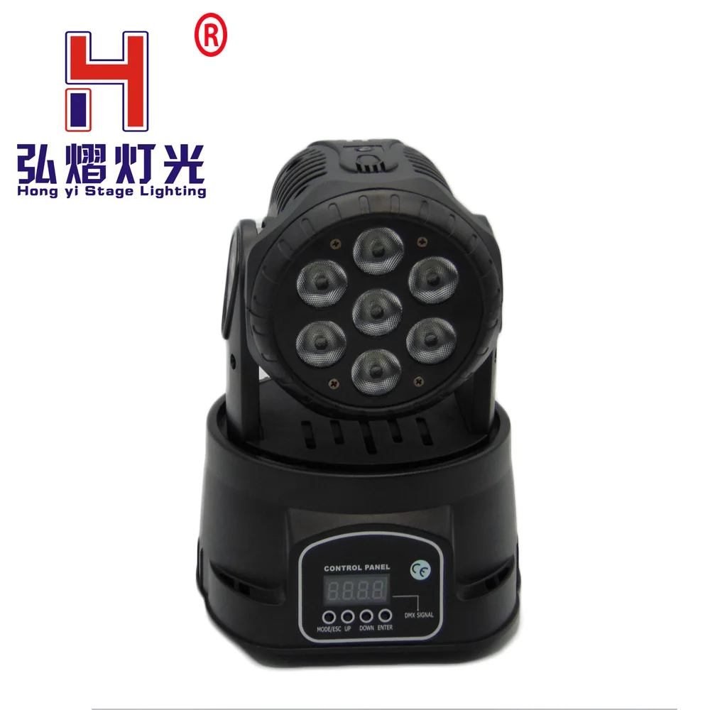 

Stage Light 7x12W DMX Moving Head 4-in-1 RGBW Wash LED 14CH LED KTV dj lights