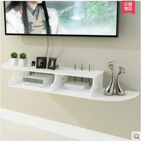 

TV wall set-top box router receives the living room bedroom wall shelves