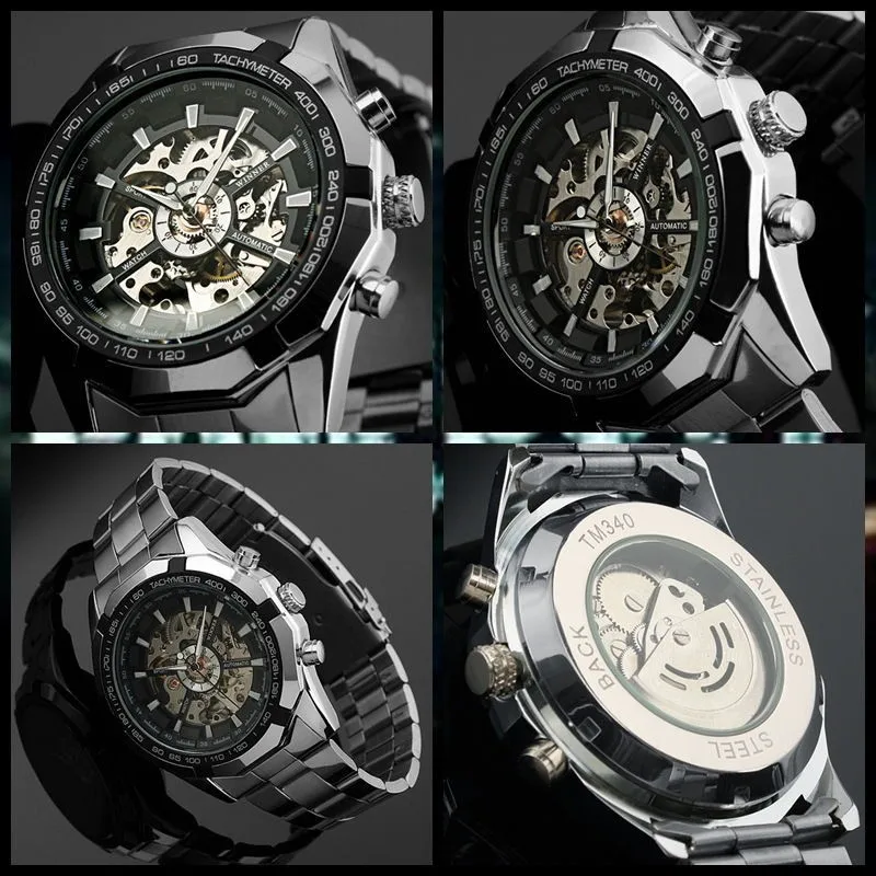 Mechanical Watch For Man Automatic Self Winder Wrist Watch