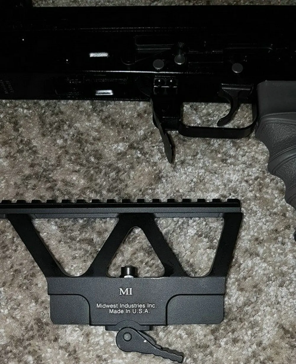 Base de Montagem do Trilho Picatinny para ak Ohhunt Rápida Desanexar Arma Escopo Lateral 47 74 Caça Rifle Acessórios ak 3 Cheap Acessórios e suporte de extensão