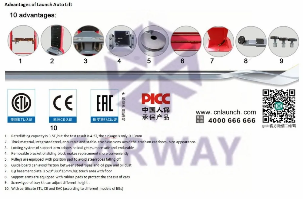 why choose Launch car lift__