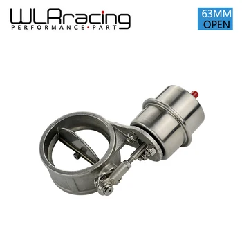 

WLR RACING - Exhaust Control Valve With Vacuum Actuator Cutout 2.5" 63mm Pipe OPEN Style with ROD WLR-ECV03-RP