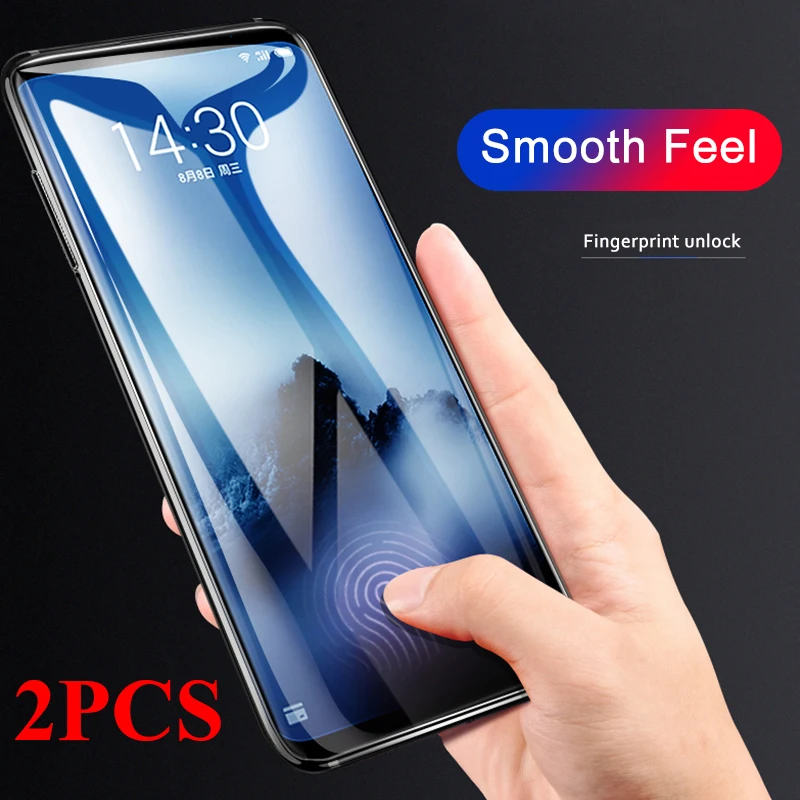 

2PCS Transparent Tempered Glass For Meizu 16 16th 16X 15 Plus Screen Protector Front Protective Film For Meizu X8 M6 Note