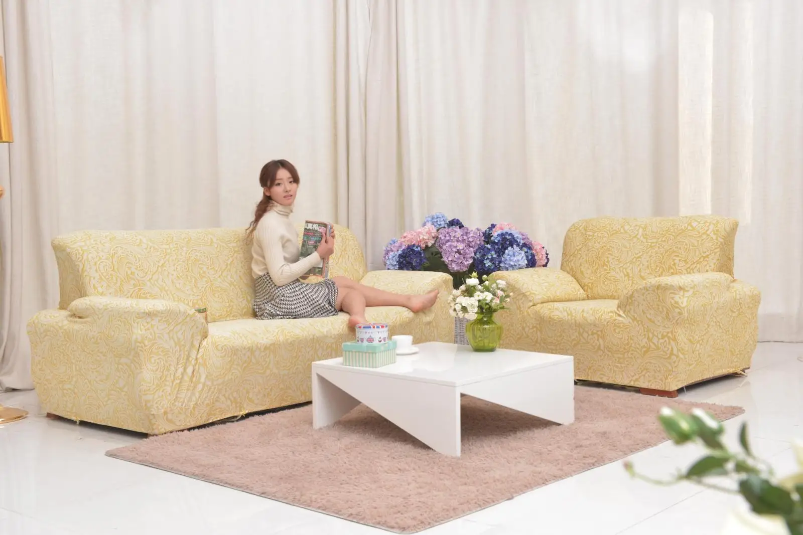 Continental slipcover sofa cushion leather towel cover full custom non slip anti mite Sofa cover