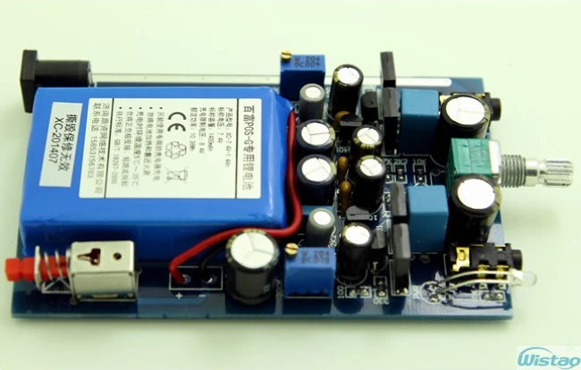 IWISTAO HIFI Portable Headphone Amplifier Transistor Earphone Amp ClassA HD1969 32 600 Ohm 650mW with 1400mAH Battery Tube Taste