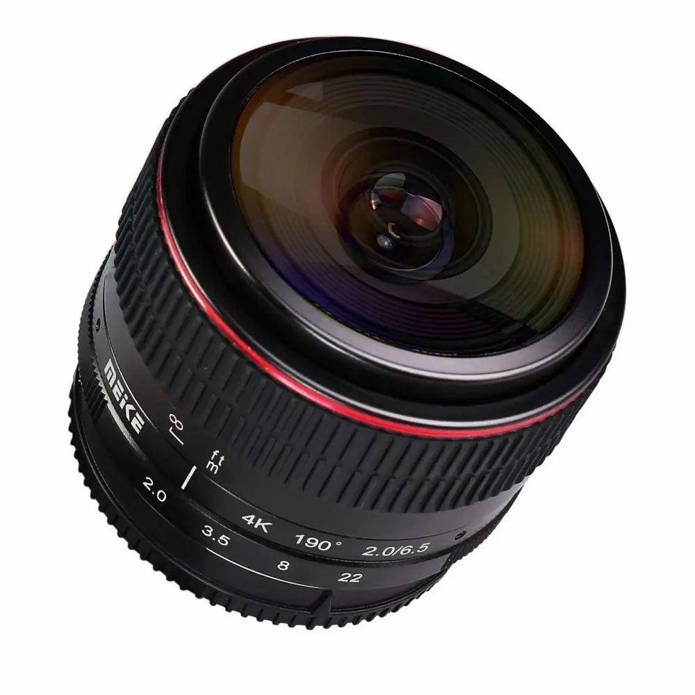 MEIKE MK-6.5mm F2.0 Рыбий глаз объектив с фиксированным фокусом объектив с EF-M креплением объектив с большой апертурой Автофокус Объектив для Canon DSLR камера