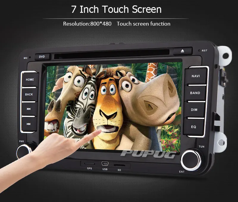 Best Car headunit radio DVD GPS Multimedia player Android5.1.1 For VW Volkswagen Golf Touran Jetta Skoda polo Passat caddy Octavia vw 1