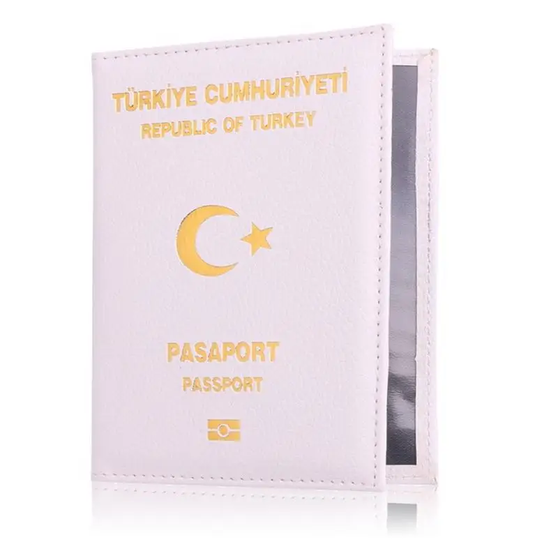 New Turkey Passport Cover for Women Cute Passport Holder Travel Wallet Card Passport Holder Document Organizer for Turkey