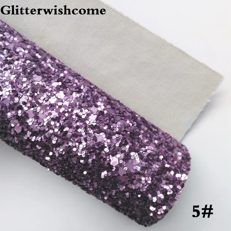 Glitterwishcome 21X29 см A4 Размеры синтетическая кожа, матовый с эффектом блестящей кожи, кожа тканевый Виниловый фон для банты, GM041A