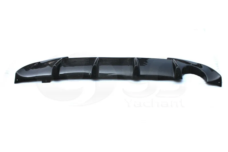 05-07 Mitsubishi Evolution EVO 9 JDM OEM Style CF Rear Bumper Diffuser (2)