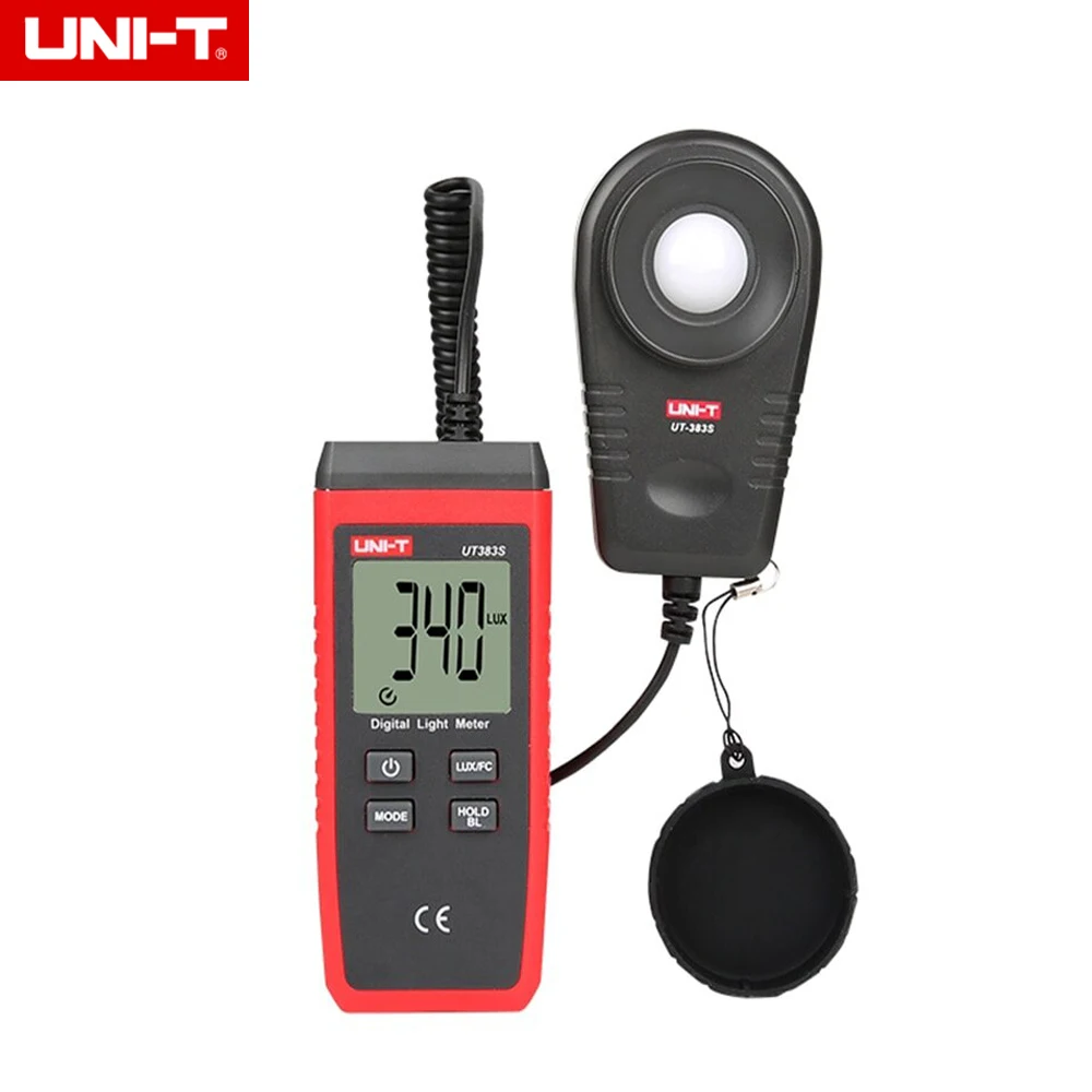 

UNI-T UT383S Digital Luxmeter Light Meter Lux/FC Meter Luminometer Photometer 199,900 Lux